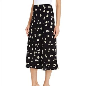Sanctuary Everyday Midi Skirt Black Daisy XS NWOT